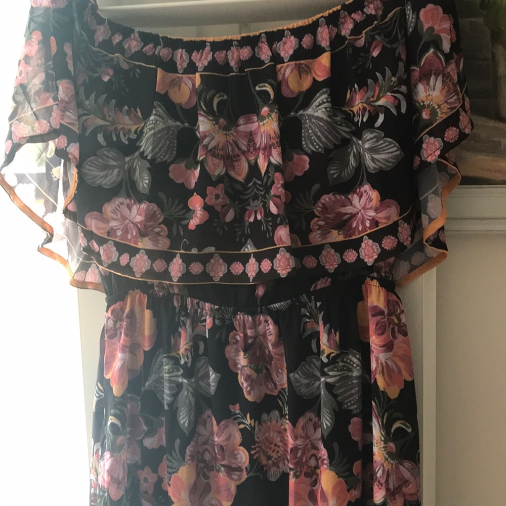 Never Been Worn Off the Shoulder Maxi Dress